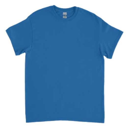 Royal Blue Gildan Heavy Cotton Tees Royal Blue